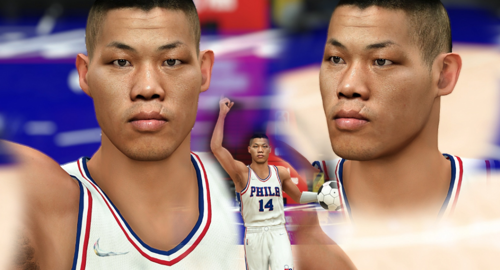 NBA2K22 李景亮面补-长游分享网