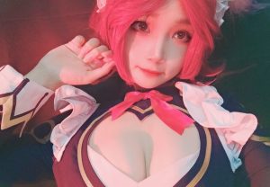 王者荣耀 妲己 女仆咖啡 cos-长游分享网