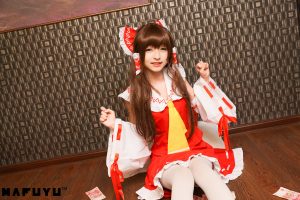 图片[1]-神楽坂真冬 – 灵梦系列COS写真合集-长游分享网
