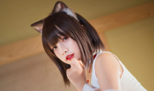 Neko薇薇COS巫女+礼服+基础写真套图-长游分享网