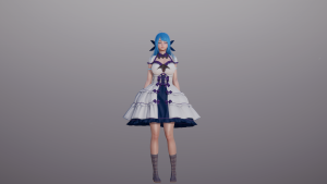 AI少女 灵罗娃娃-格温 捏脸面补角色卡-长游分享网