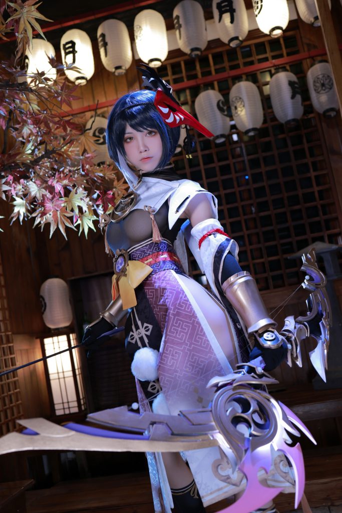 水淼aqua cos九条裟罗+宵宫写真合集-长游分享网