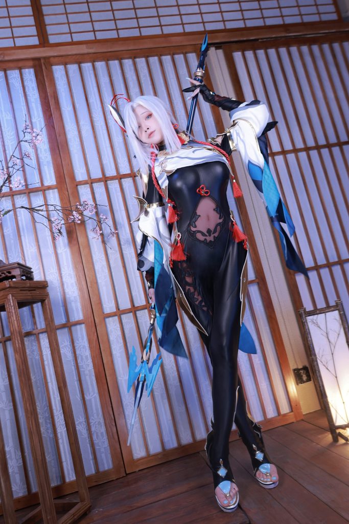 水淼aqua cos原神 申鶴写真-长游分享网