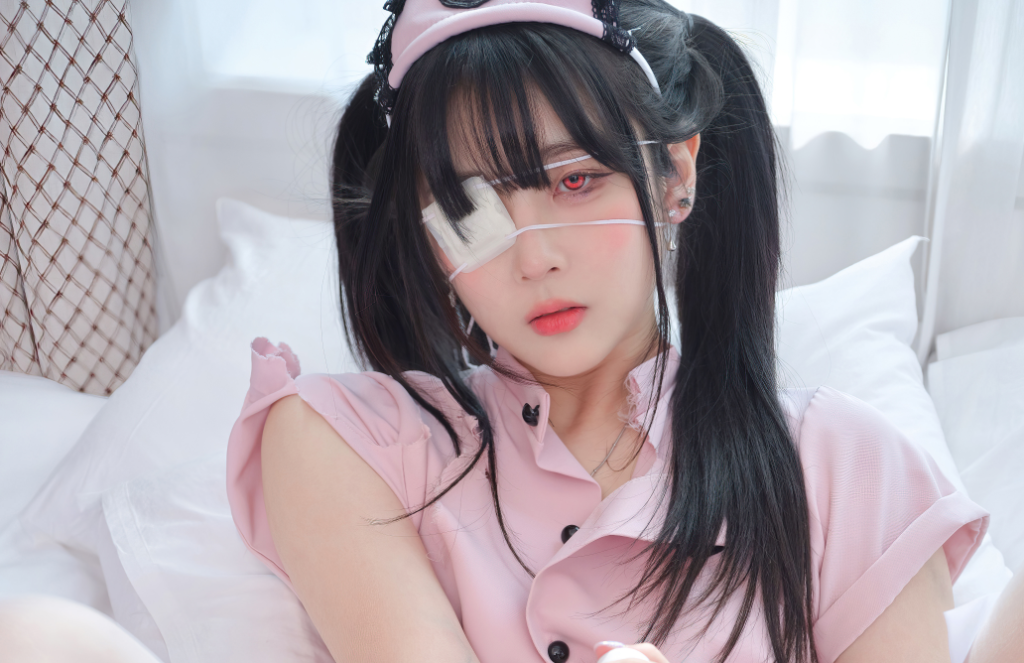 Jang Joo cos连体衣+护士制服写真-长游分享网