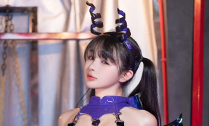 樱井宁宁cos赛博小恶魔+忍者+自拍写真-长游分享网